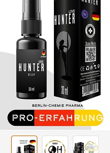 Hunter geciktirici sprey