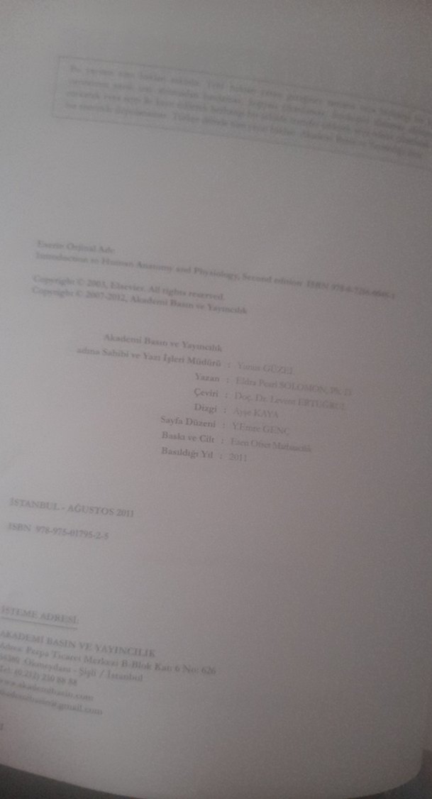 İnsan Anatomisi ve Fizyolojisine Giriş Kitabı - Görsel 2