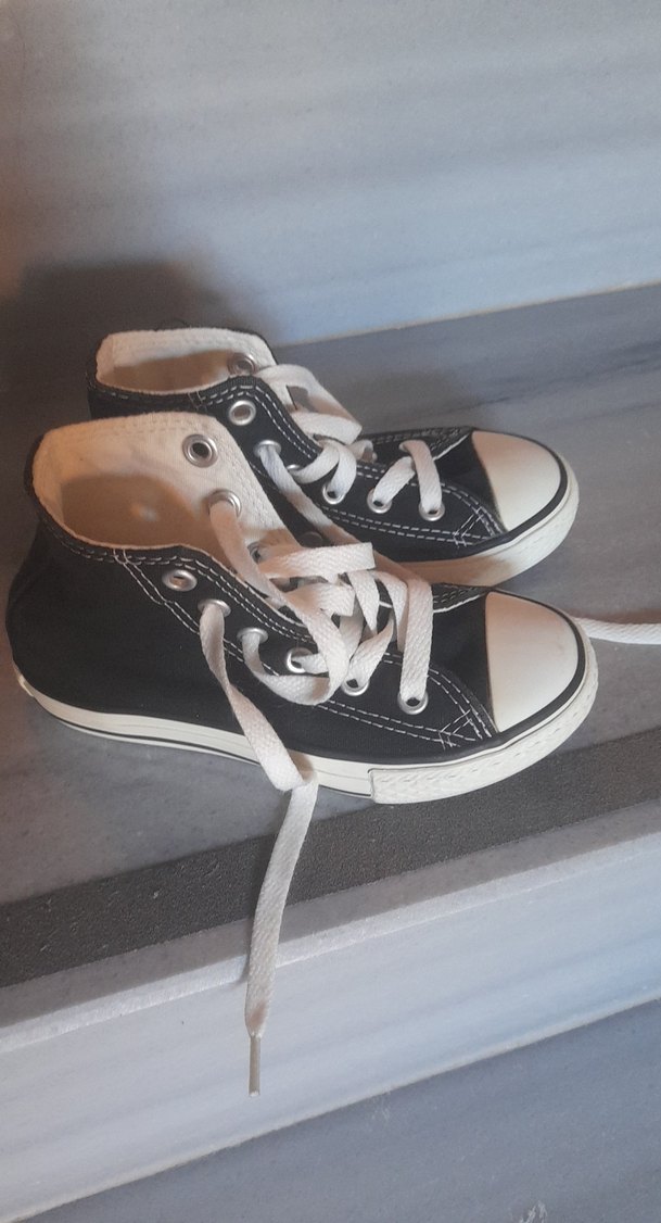 Siyah converse ayakkabı - Görsel 4