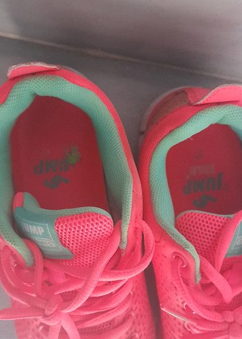 turuncu Bağcıklı Spor Kadın Sneaker - Görsel 2