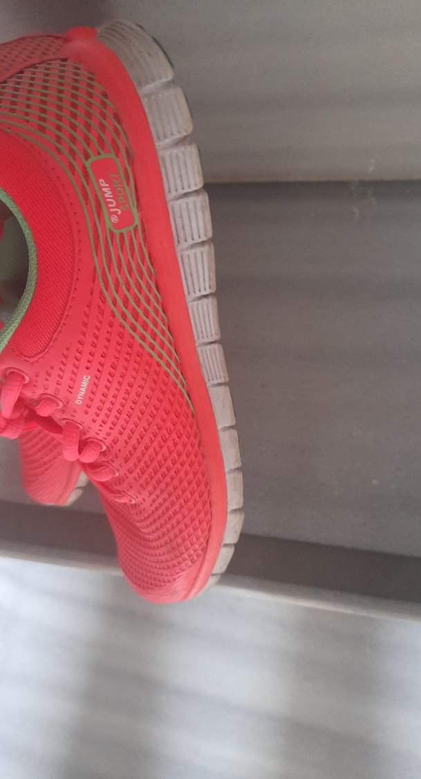 turuncu Bağcıklı Spor Kadın Sneaker - Görsel 4