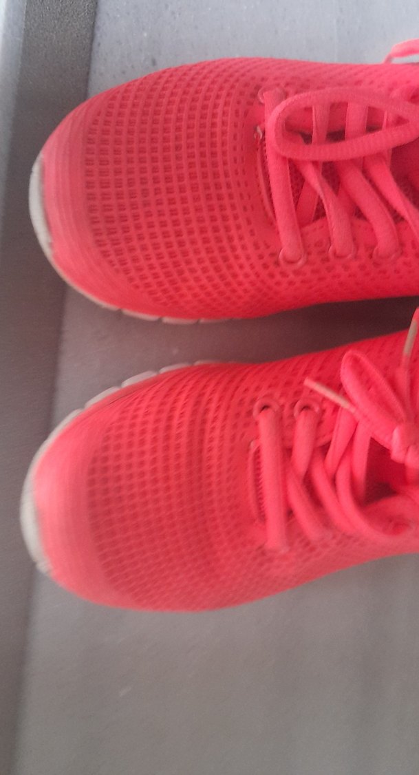 turuncu Bağcıklı Spor Kadın Sneaker - Görsel 5