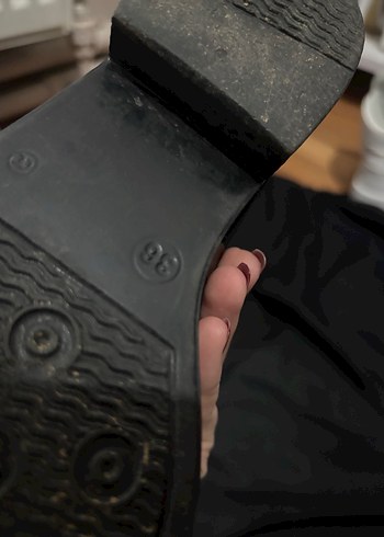 Siyah Kadın lastik bot - Görsel 5