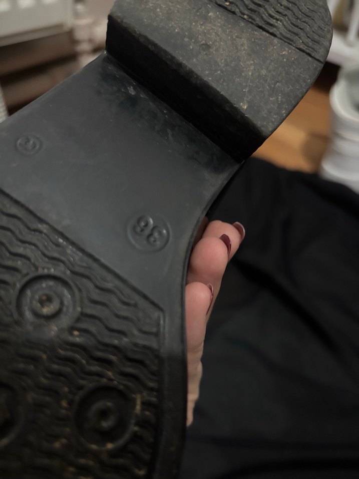 Siyah Kadın lastik bot - Görsel 5