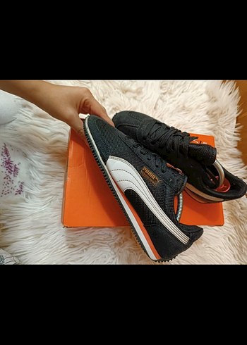 Siyah Kadın Puma Spor Ayakkabı - Görsel 2