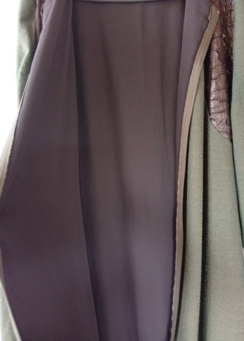 Yeşil Uzun Pardösü - Görsel 8