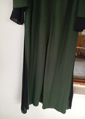 Yeşil Uzun Pardösü - Görsel 3