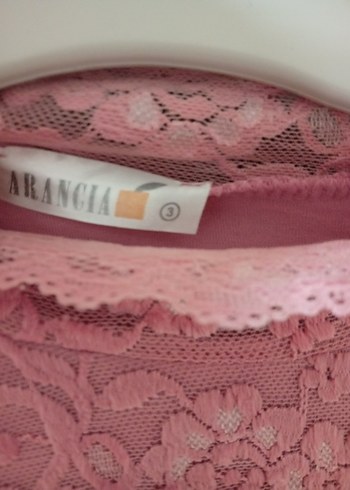 Dantel Detaylı Pembe Uzun Kollu Bluz - Görsel 5