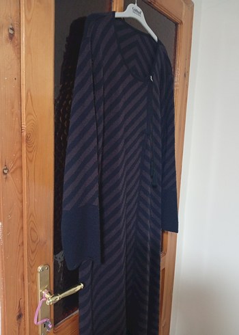 Fermuarlı Uzun Hırka - Görsel 4