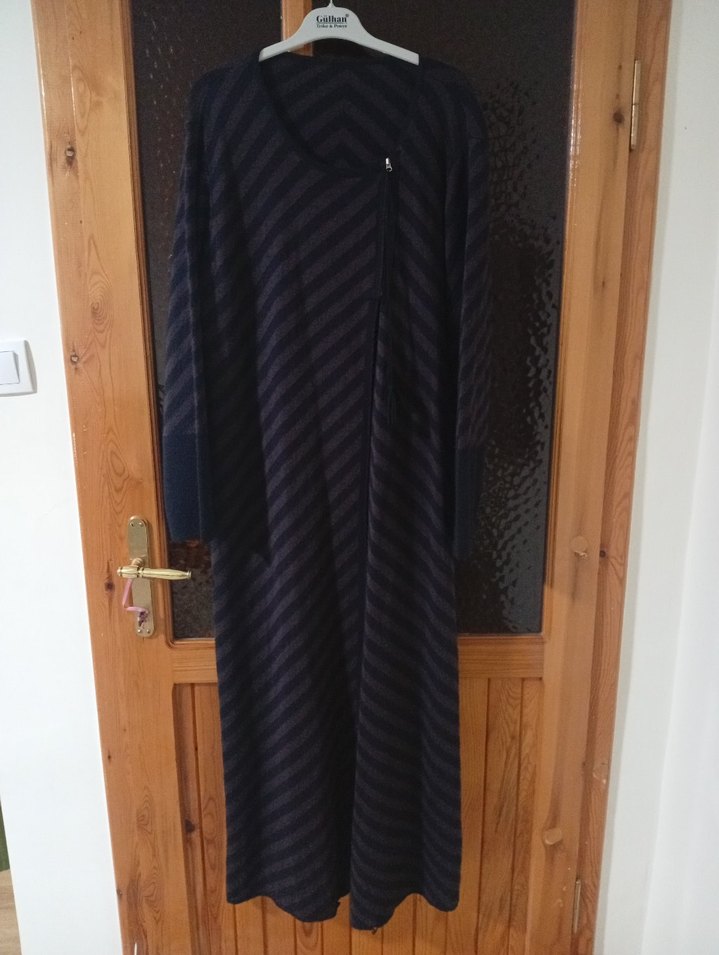 Fermuarlı Uzun Hırka - Görsel 2