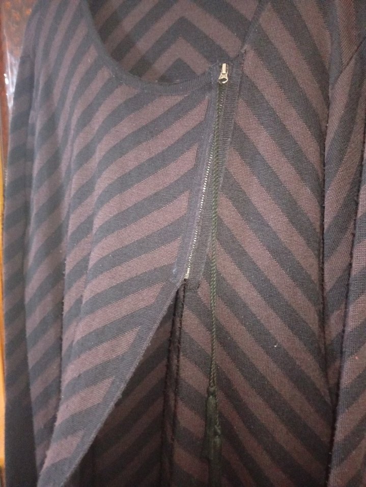 Fermuarlı Uzun Hırka - Görsel 5