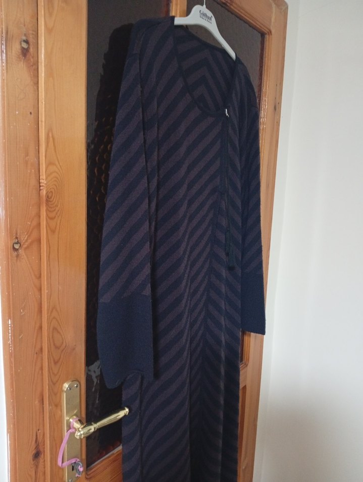 Fermuarlı Uzun Hırka - Görsel 4