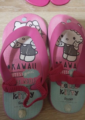 Kız Çocuk Renkli Desenli Terlik ve Sandalet - Görsel 3