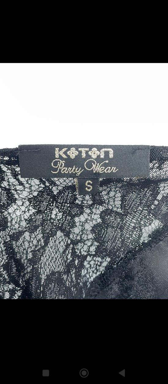 Siyah Pilili Midi Kadın Elbise - Görsel 5