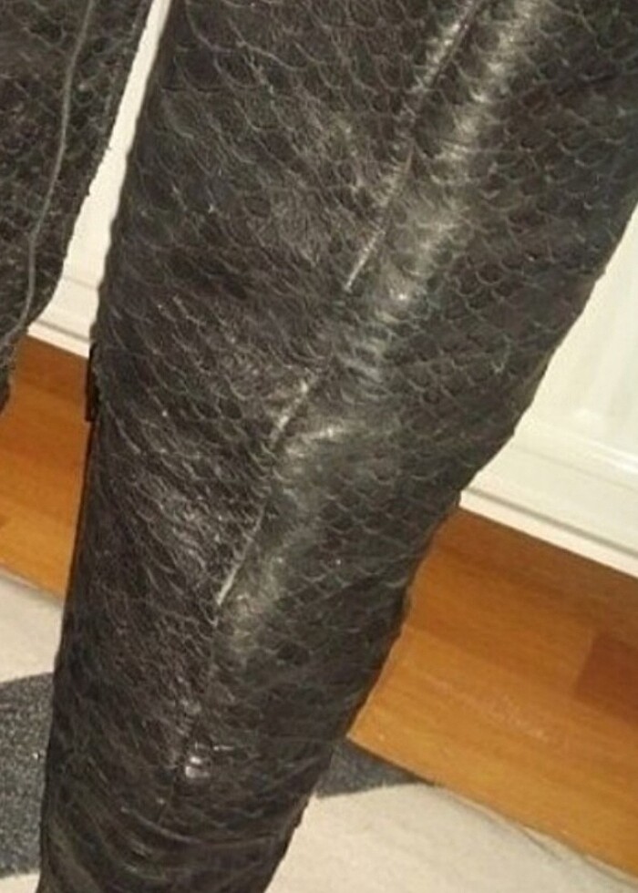 Deri siyah çizme 39 no - Görsel 2