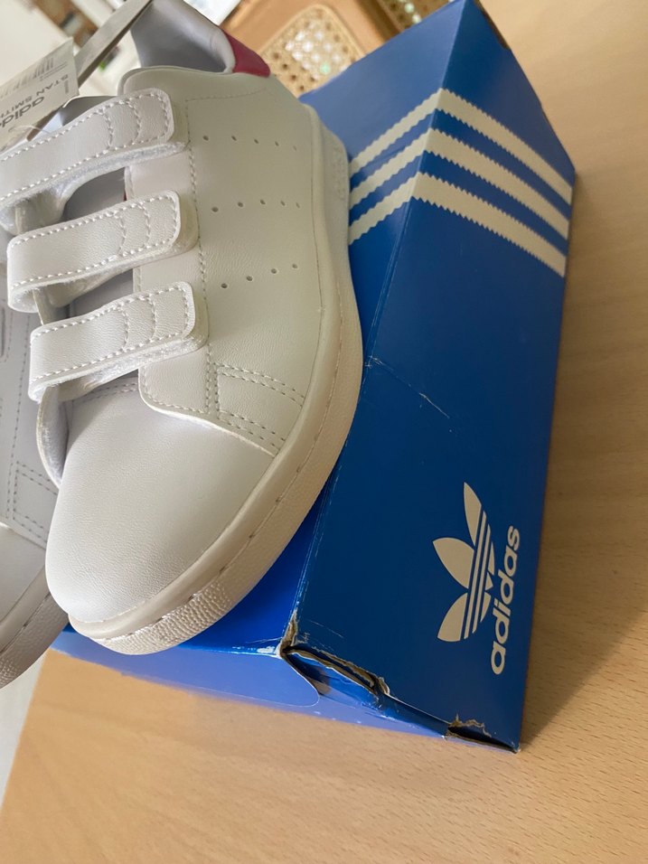 Beyaz Adidas Stan Smith Renkli Detaylı Spor Ayakkabı - Görsel 4