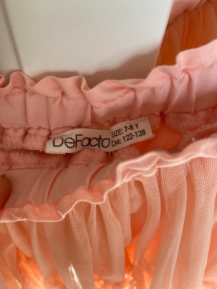 Pembe Fırfırlı tütü Kız Çocuk Etek - Görsel 3