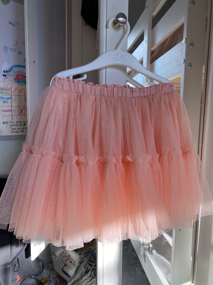 Pembe Fırfırlı tütü Kız Çocuk Etek - Görsel 2