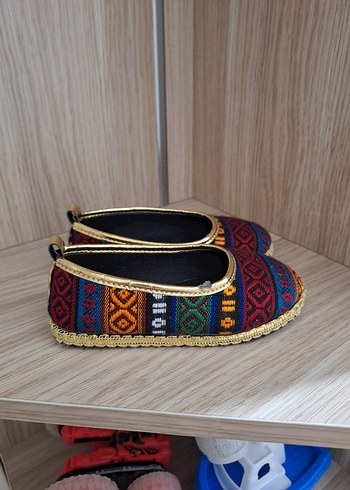 Renkli Boncuklu Kadın Espadril Dolgu Topuk - Görsel 2