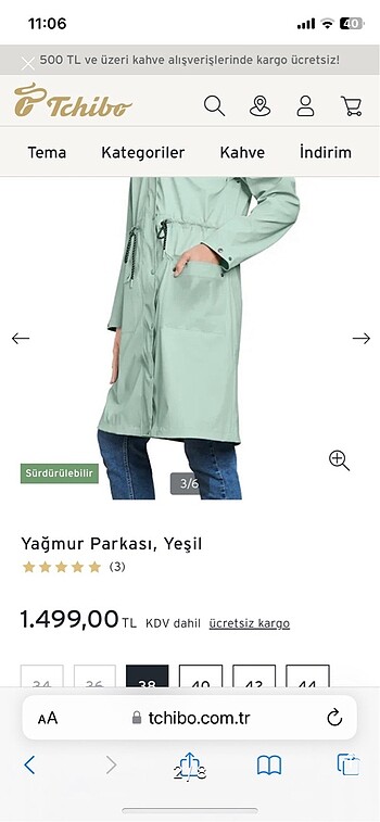 Tchibo Tchibo yağmurluk
