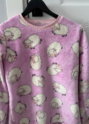 KADIN PELUŞ PİJAMA ÜSTÜ - Görsel 2