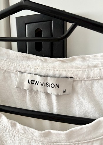 Beyaz Pamuklu Leopar Desenli Tişört - Görsel 3