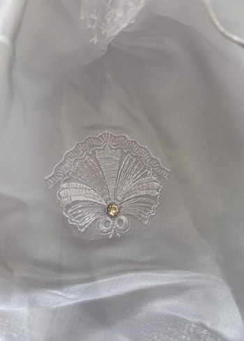 İNCİ VE DANTEL DETAYLI TAKI KESESİ - Görsel 3