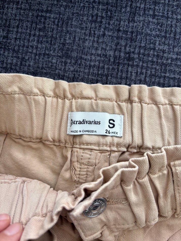 STRADIVARİUS BELİ LASTİKLİ PANTOLON - Görsel 4