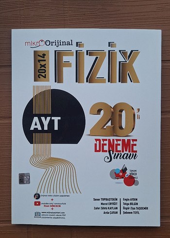 Fizik AYT 20'li Deneme Sınavı