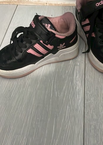 26 Beden pembe Renk Pembe Siyah Bağcıklı Yüksek Topuklu Spor Ayakkabı
