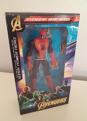 SUPER KAHRAMAN EFSANEVİ 17 CM SPIDERMAN KAHRAMANI