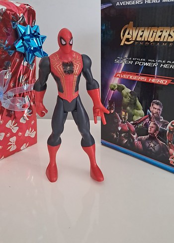Beden Renk KOMP SET (SİYAH ve KIRMIZI VENOM SPIDERMAN IRONM KAPTAN AMERİKA