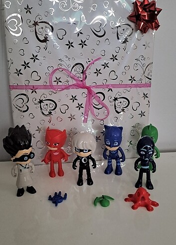 Beden Renk PJ MASKELİLER 6 KARAKTER BIRARADA