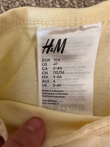 H&M 3 adet solopet