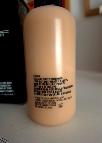 Orijinal Mac Studio Face and Body Fondöten N2 - Görsel 4