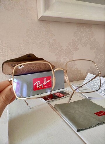 Orijinal RayBan Square 1971 gold gözlük