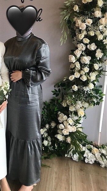 xl Beden SATEN ELBİSE