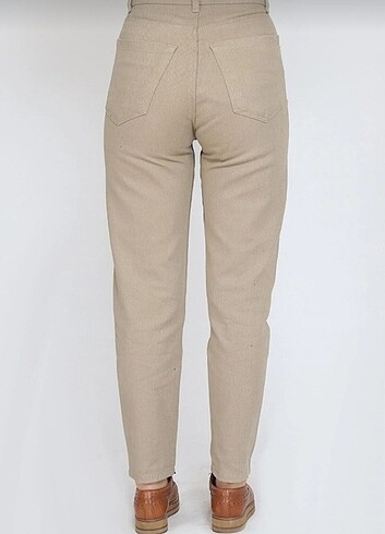 Kadın bej reng pantalon