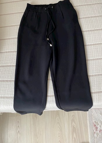 Siyah Kumaş Pantolon