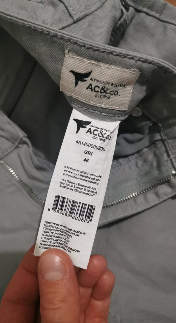 Bej Regular Fit Denim Erkek Pantolon - Görsel 3