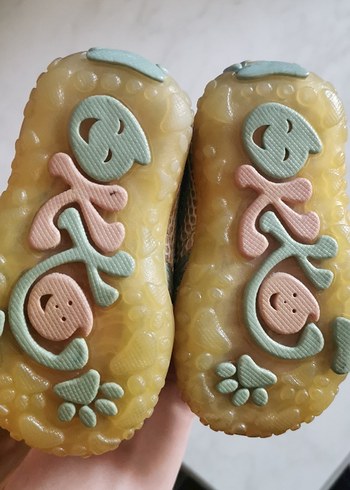 Gri Erkek Çocuk Spor Ayakkabı Velcro  2 yaş - Görsel 2