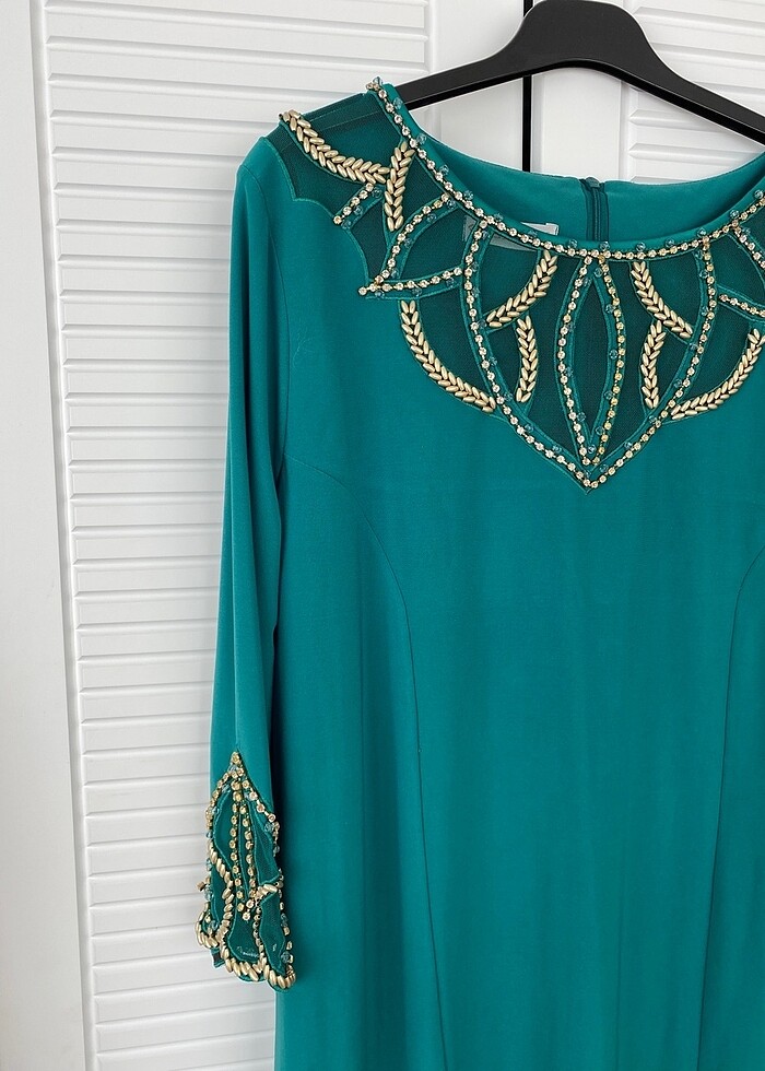 Zarif büyük beden elbise - Görsel 2