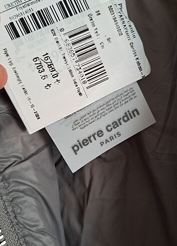 38 Beden gri Renk Pierre cardin mont 