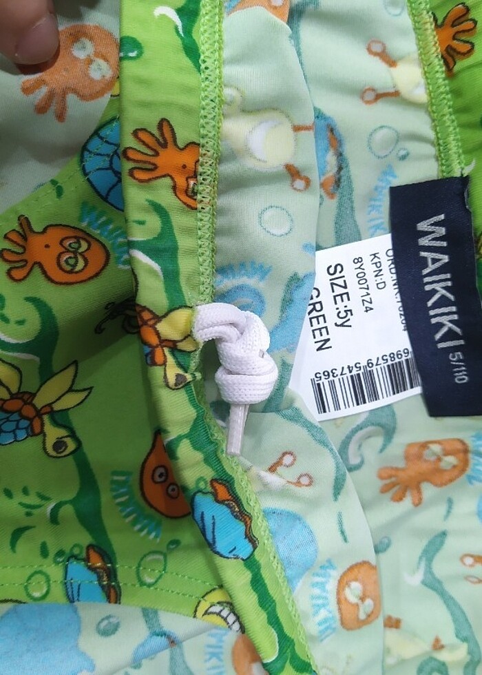 3 yaş 4 yaş 5 yaş çocuk slip külot mayo  - Görsel 2