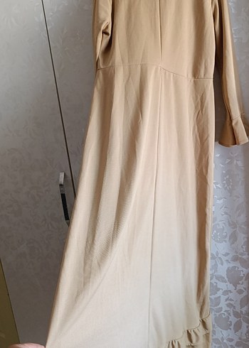 Bej Uzun Elbise daha önce hiç girmedi - Görsel 5