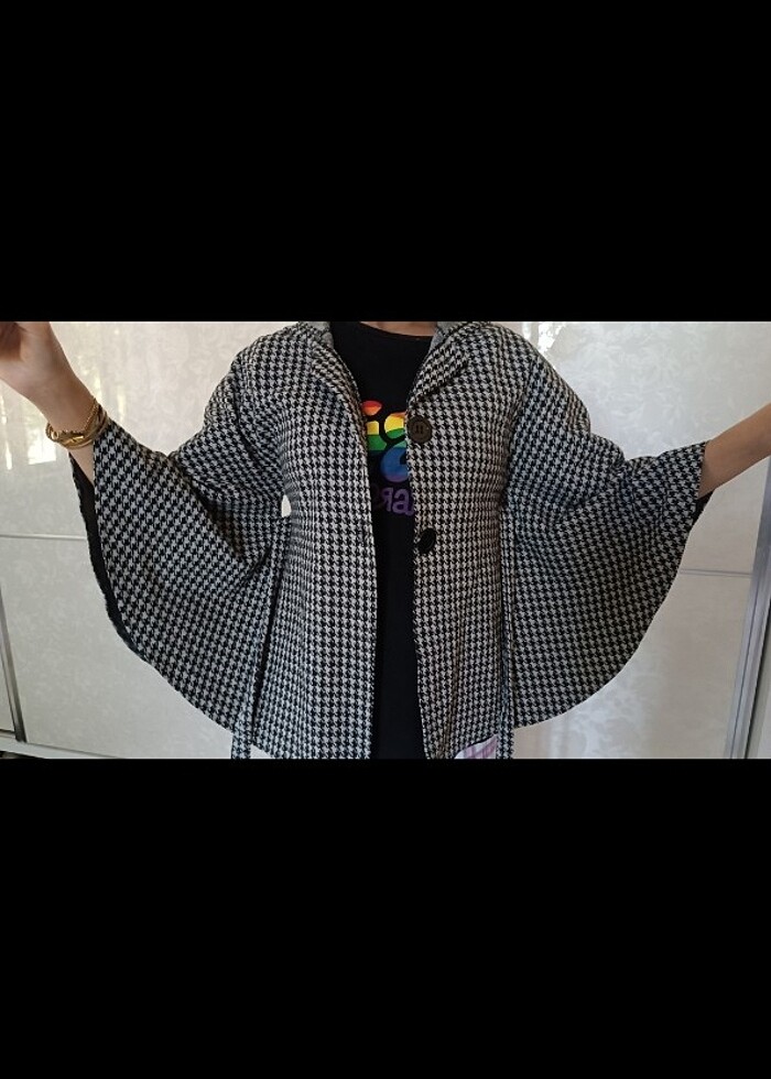 Kışlık panço - Görsel 2