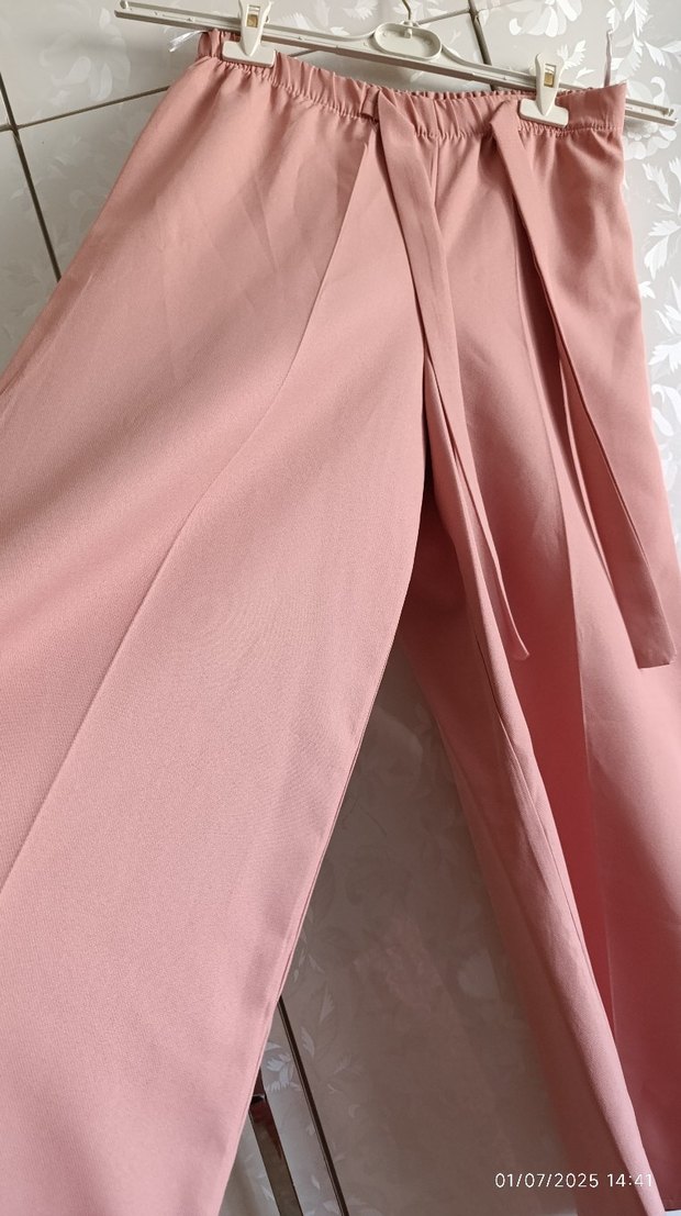 Kadın bol paça Pantolon - Görsel 2