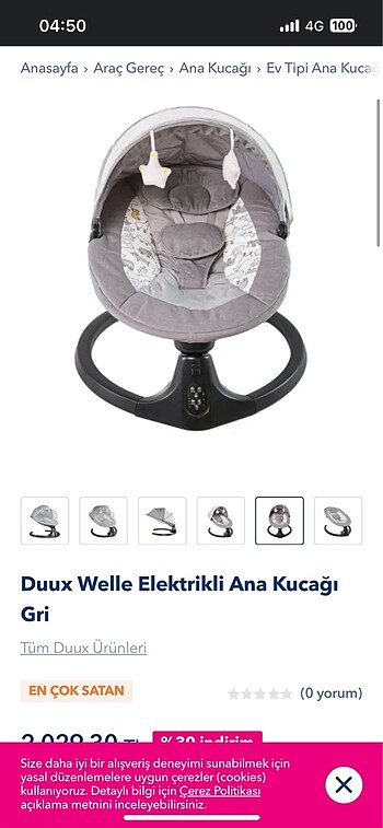 Duux elektrikli anakucagı