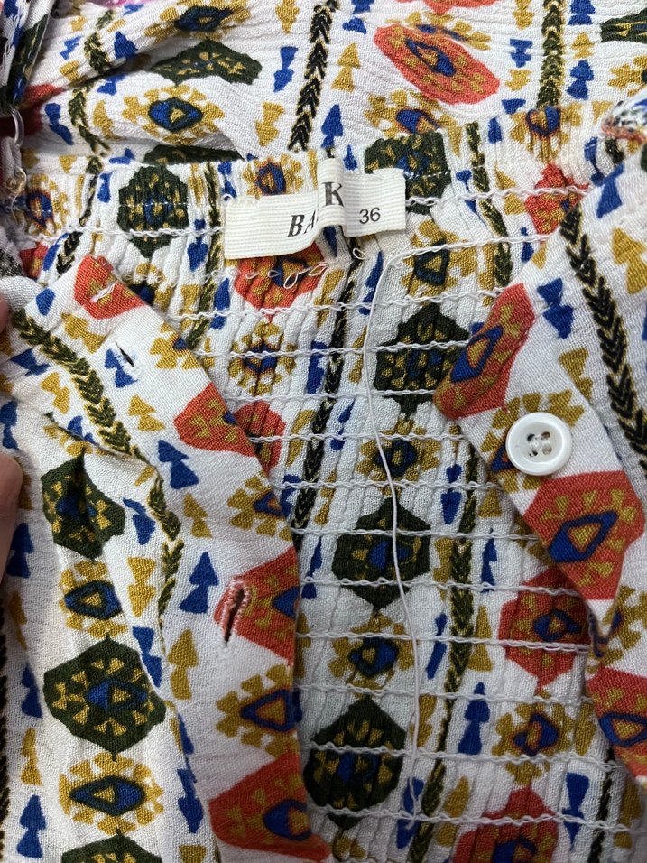 Bohem Çok Renkli Uzun Askılı elbise - Görsel 4