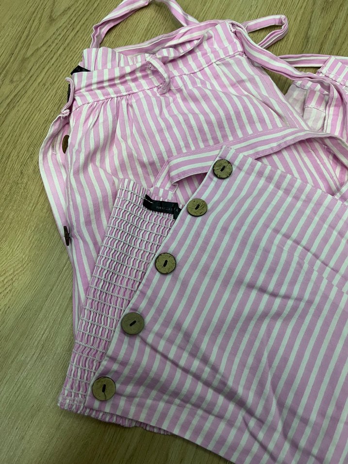 Pembe Askılı Midi takım - Görsel 5